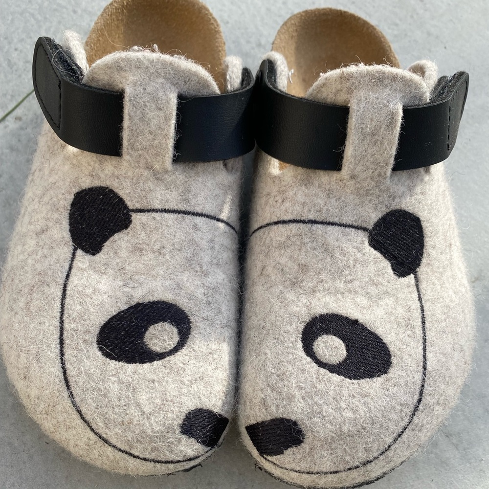 Birkenstock Kids Zimba Wool Shoes/Slippers -Panda